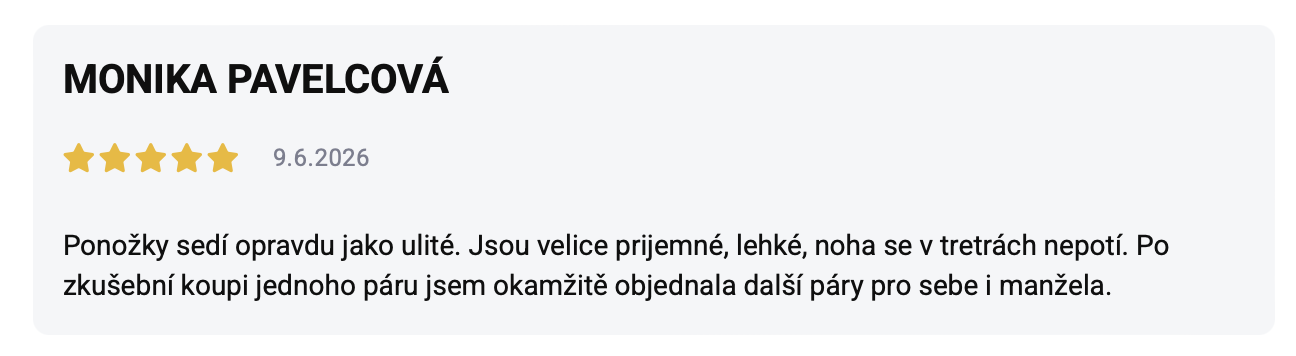 ponožky recenze